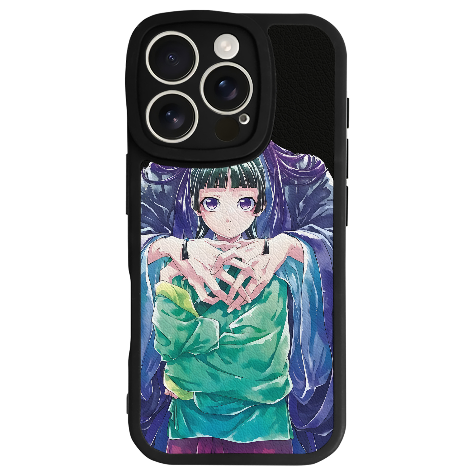 （画像用） 薬屋のひとりごと The Apothecary Diaries 【iPhone 16シリーズ対応】シリコンスマホケース（レザー調） 材質：シリコン